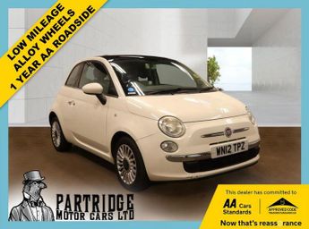 Fiat 500 1.2 Lounge Hatchback 3dr Petrol Manual Euro 5 (s/s) (69 bhp)