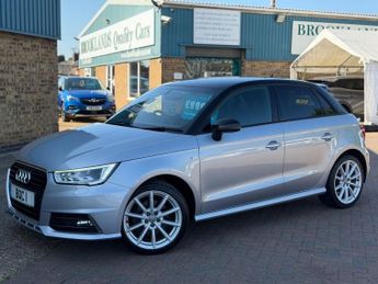 AUDI A1 DIESEL SPORTBACK 1.6 TDI S line Sportback 5 Door Diesel S Tronic Floret Silver wi