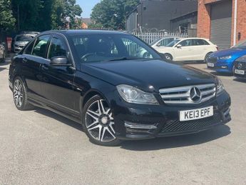 Mercedes C Class 1.6 C180 BlueEfficiency AMG Sport Plus Saloon 4dr Petrol G-Troni