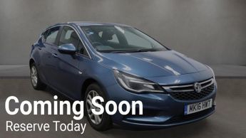 VAUXHALL ASTRA 1.4i Design Hatchback 5dr Petrol Manual Euro 6 (100 ps)