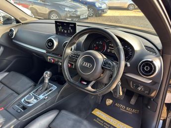 AUDI A3 2.0 TDI S line Sportback 5dr Diesel S Tronic Euro 6 (s/s) (Nav) 