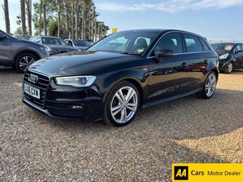 AUDI A3 2.0 TDI S line Sportback 5dr Diesel S Tronic Euro 6 (s/s) (Nav) 