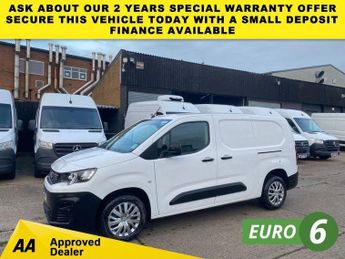 Peugeot Partner 1.5 BLUE HDI PROFESSIONAL PREMIUM L2 LWB 100BHP. AIRCON. SENSORS