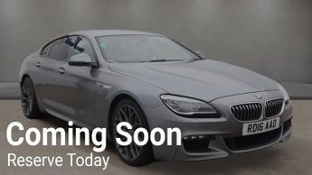 BMW 640 3.0 640d M Sport Saloon 4dr Diesel Auto Euro 6 (s/s) (313 ps)