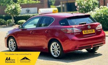 LEXUS CT 1.8 200h SE-I Hatchback 5dr Petrol Hybrid CVT Euro 5 (s/s) (136 