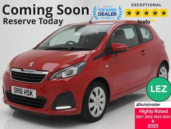 Peugeot 108 1.0 Active Hatchback 3dr Petrol Manual Euro 6 (68 ps)