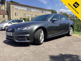 AUDI A4 2.0 TDI S line Saloon 4dr Diesel S Tronic Euro 6 (s/s) (150 ps)
