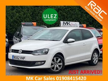 Volkswagen Polo 1.2 Match Hatchback 3dr Petrol Manual Euro 5 (60 ps) BG62VHP