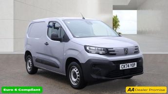 Peugeot Partner Grey 1.5 BlueHDi Professional Automatic van, 23,000 miles, Euro 