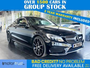 Mercedes C Class 2.0 C200 AMG Line Coupe 2dr Petrol G-Tronic+ Euro 6 (s/s) (184 p