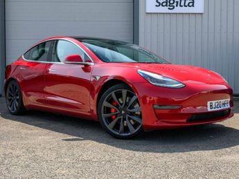 TESLA Model 3 (Dual Motor) Performance Saloon 4dr Electric Auto 4WDE (Performa