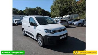Citroen Berlingo White 1.5 BlueHDi Enterprise M Pro SWB Van, 38,300 miles, Euro 6