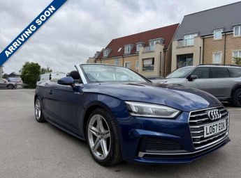 AUDI A5 CABRIOLET 2.0 TDI S line Convertible 2dr Diesel S Tronic quattro Euro 6 (s