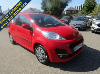 Peugeot 107 1.0 12V Active Hatchback 3dr Petrol Manual Euro 5 (68 ps)