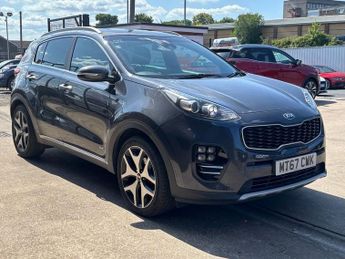 KIA SPORTAGE 2.0 CRDi GT-Line SUV 5 Door Diesel Automatic Silver AWD Euro 6 