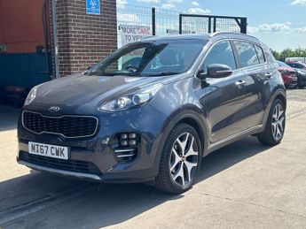 KIA SPORTAGE 2.0 CRDi GT-Line SUV 5 Door Diesel Automatic Silver AWD Euro 6 