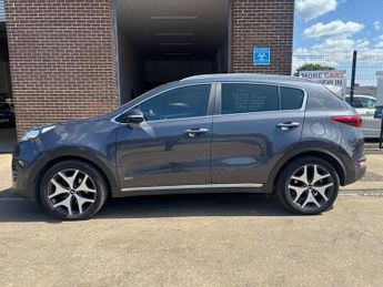 KIA SPORTAGE 2.0 CRDi GT-Line SUV 5 Door Diesel Automatic Silver AWD Euro 6 