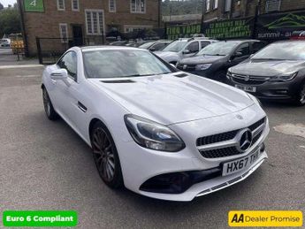 Mercedes SLC White SLC250d AMG Line Convertible, 41,500 miles, Euro 6, Automa