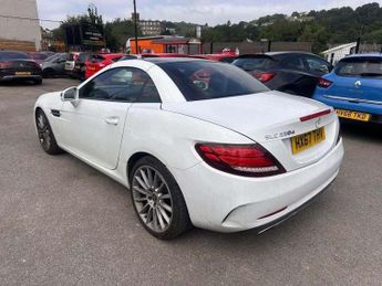 MERCEDES-BENZ SLC White SLC250d AMG Line Convertible, 41,500 miles, Euro 6, Automa