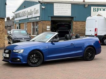 AUDI A5 CABRIOLET 2.0 TDI S line Special Edition Plus Convertible Sepang Blue Dies