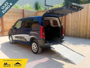 Citroen Berlingo 3 Seat Wheelchair Accessible Disabled Access Vehicle WAV