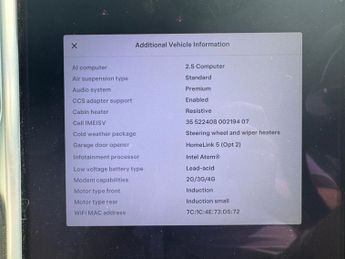 TESLA MODEL S 75D (Dual Motor) Hatchback 5dr Electric Auto