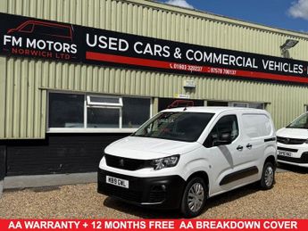 Peugeot Partner 1.5 BlueHDi 1000 Professional Standard Panel Van 5dr Diesel Manu
