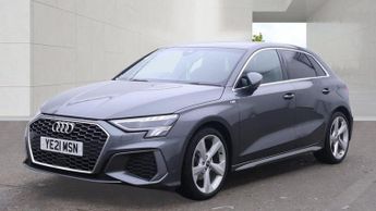 Audi A3 1.0 TFSI 30 S line Sportback 5dr Petrol Manual Euro 6 (s/s) (110