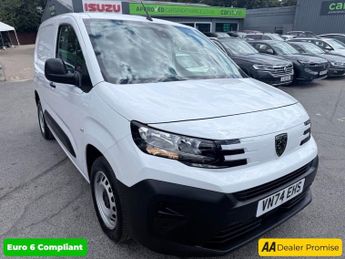 Peugeot Partner White 1.5 BlueHDi 1000 Professional SWB Van, 11,800 miles, Euro 