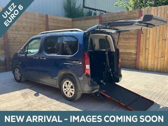 Peugeot Rifter 3 Seat Wheelchair Accessible Disabled Access Vehicle WAV