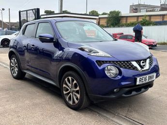 Nissan Juke 1.2 DIG-T Tekna SUV 5 Door Petrol Manual Blue Euro 6 