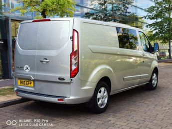 FORD TRANSIT CUSTOM 2.2 TDCi 290 Limited Panel Van 5dr Diesel Manual L1 H1 (186 g/km