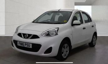 Nissan Micra 1.2 Visia Hatchback 5dr Petrol CVT Euro 6 (80 ps)