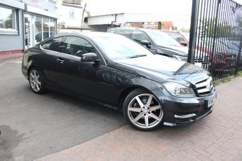 Mercedes C Class 1.6 C180 BlueEfficiency AMG Sport Coupe 2dr Petrol G-Tronic+ Eur