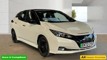 NISSAN LEAF White 39kWh N-Connecta EV, 12,988 miles, Automatic, 360° camera,
