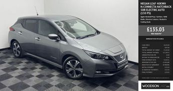 NISSAN LEAF 40kWh N-Connecta Hatchback 5dr Electric Auto (150 ps)