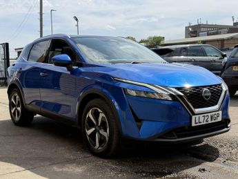 Nissan Qashqai 1.3 DIG-T MHEV N-Connecta SUV 5 Door Petrol Hybrid Manual Blue E