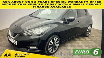 Nissan Micra 1.0 IG-T TEKNA  HATCHBACK 5DR PETROL MANUAL 90BHP. EURO 6 ULEZ. 