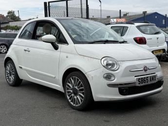 Fiat 500 1.2 ECO Lounge Hatchback 3 Door Petrol Manual White Euro 6 Low T