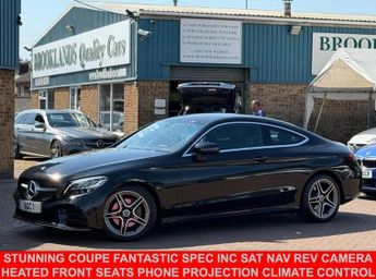 Mercedes C Class 1.5 C200 MHEV AMG Line Coupe Obsidian Black Petrol G-Tronic+ Eur