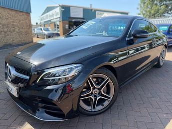 MERCEDES-BENZ C CLASS COUPE 1.5 C200 MHEV AMG Line Coupe Obsidian Black Petrol G-Tronic+ Eur