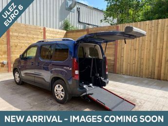 Peugeot Rifter 3 Seat Petrol Wheelchair Accessible Disabled Access Vehicle WAV