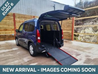 Peugeot Rifter 3 Seat Petrol Auto Wheelchair Accessible Disabled Access Vehicle