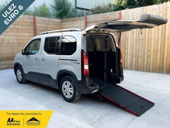 Peugeot Rifter 3 Seat Petrol Auto Wheelchair Accessible Disabled Access Vehicle