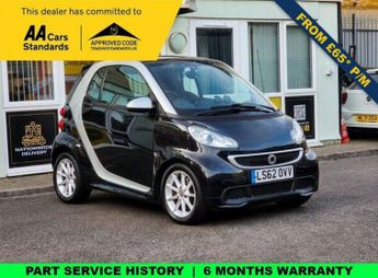 Smart ForTwo 1.0 MHD Passion Coupe 2dr Petrol SoftTouch Euro 5 (s/s) (71 bhp)