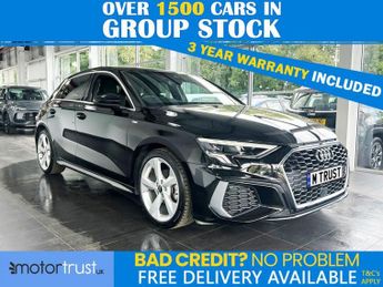 Audi A3 1.0 TFSI 30 S line Sportback 5dr Petrol S Tronic Euro 6 (s/s) (1