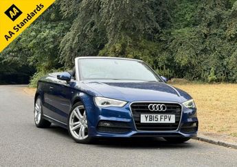 Audi A3 Cabriolet 2.0 TDI S line Convertible 2dr Auto Diesel S Tronic Euro 6 (s/s)