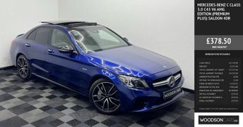 MERCEDES-BENZ C CLASS 3.0 C43 V6 AMG Edition (Premium Plus) Saloon 4dr Petrol G-Tronic