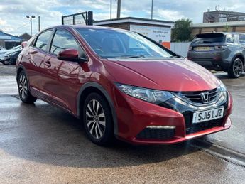 Honda Civic 1.6 i-DTEC S Hatchback 5 Door Diesel Manual Red 