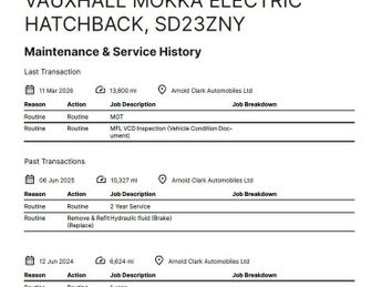 VAUXHALL MOKKA ELECTRIC 50kWh Ultimate SUV 5dr Electric Auto (136 ps)